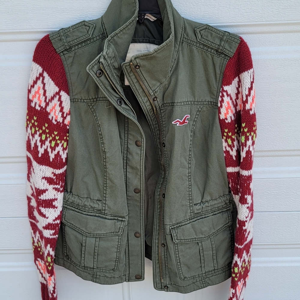 Hollister Jacket with Sweater Sleeves